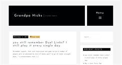 Desktop Screenshot of grandpahicks.com