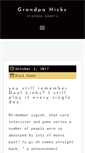 Mobile Screenshot of grandpahicks.com